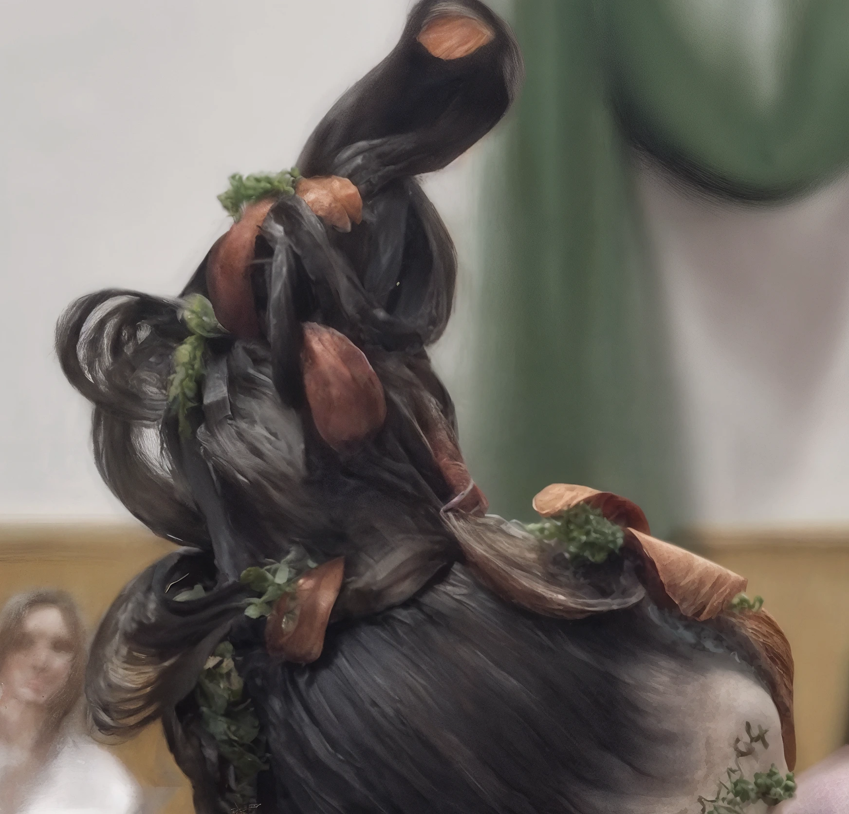 Květinová Fantazie - Detail účesu